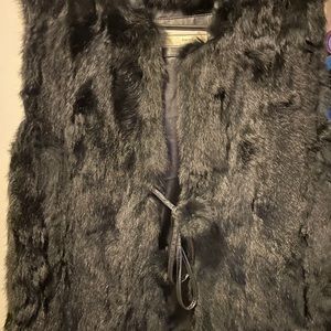Carrie Allen Rabbit Fur Vest